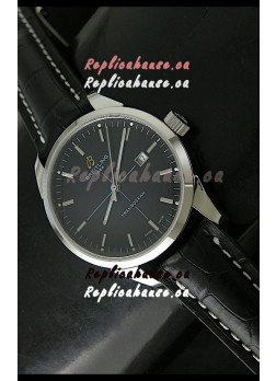 Breitling Transocean Stainless Steel Swiss Watch Black Dial
