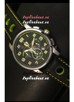Scuderia Ferrari Heritage Chronograph Watch in Steel Case 