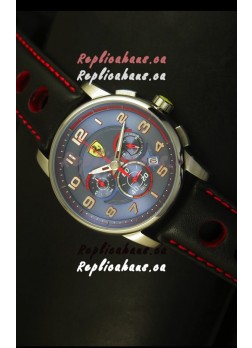 Scuderia Ferrari Heritage Chronograph Watch in Blue Dial 