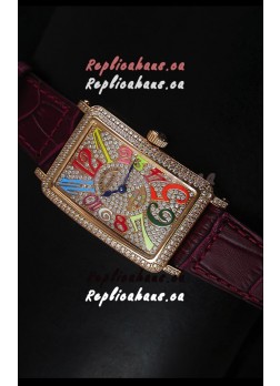 Franck Muller Master of Complications Long Island Ladies Watch in Pink Gold