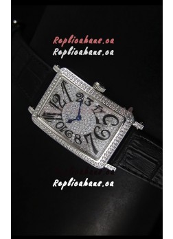 Franck Muller Master of Complications Long Island Ladies Watch in Stainless Steel 