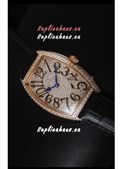 Franck Muller Master of Complications Casablanca Ladies Watch in Rose Gold Case 