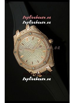 Audemars Piguet Royal Oak LADY Replica Watch in Diamonds Dial Edition