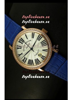 Franck Muller Master of Complications Liberty Japanese Watch in Purple Strap
