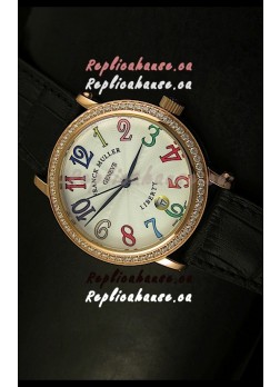 Franck Muller Master of Complications Liberty Japanese Watch in Black Strap