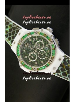 Hublot Big Bang BOA Bang Green Dial/Strap Watch 34MM