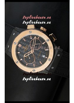Hublot Classic Fusion Chrono Japanese Quartz Replica Watch Two Tone