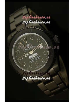 Rolex Submariner STEALTH MK IV Edition Swiss Replica Watch in PVD Strap