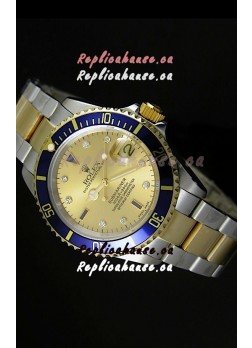 Rolex Submariner Gold Dial Swiss Replica Watch - 1:1 Mirror Replica Watch