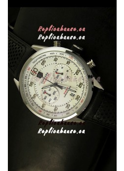 Tag Heuer Carrera Calibre 36 Flyback White Dial Replica Watch - Quartz Movement