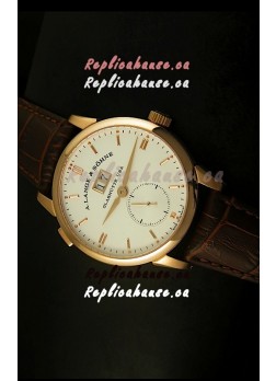 A.Lange & Sohne Reguliert Manual Handwind Watch in Pink Gold Case