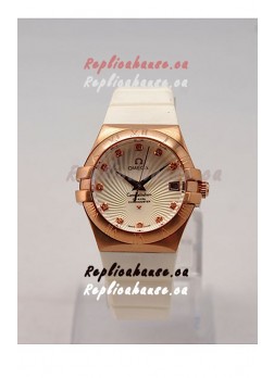 Omega Constellation Ladies Replica Watch - Quartz Movement - 35MM