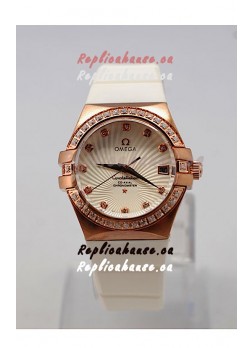 Omega Constellation Ladies Replica Watch - Quartz Movement - 35MM