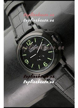 Panerai Luminor Power Reserve Japanese Automatic Watch in Black