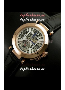 Cartier Ronde De Ladies Replica Watch in Decorated Skeleton Dial