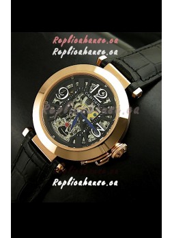 Cartier Ronde De Ladies Replica Watch in Decorated Skeleton Dial