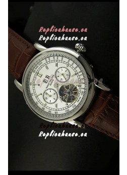 Patek Philippe Complications Tourbillon Japanese Replica Watch in Steel