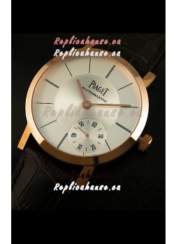 Piaget Altiplano Swiss Manual Winding Replica Watch in White Dial