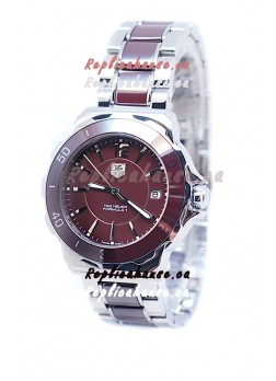 Tag Heuer Formula 1 Quartz Brown Ceramic Bezel Steel Watch