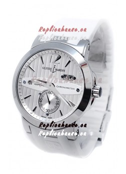 Ulysse Nardin Executive Dual Time White Watch