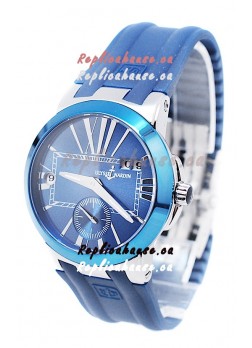 Ulysse Nardin Executive Dual Time Blue Lady's Watch