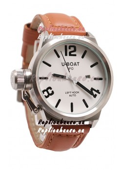 U-Boat Classico Japanese Watch in White Dial
