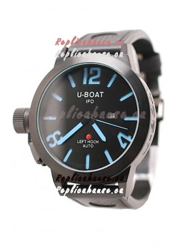 U-Boat Classico Japanese Replica PVD Watch in Blue Markers