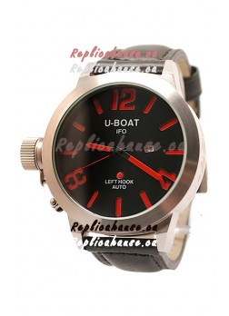 U-Boat Classico Japanese Replica Watch in Red Markers