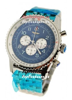 Breitling Navitimer Chronometre Japanese Watch in Blue Dial
