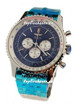 Breitling Navitimer Chronometre Japanese Watch in Steel Strap