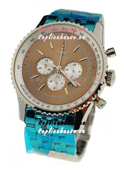 Breitling Navitimer Chronometre Japanese Watch in Brown Dial