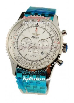 Breitling Navitimer Chronometre Japanese Watch in White Dial
