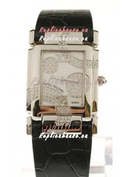 Patek Philippe Twenty Four Swiss Replica Watch in White Dial