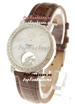 Chopard Happy Diamond Swiss Replica Watch in Diamond Bezel
