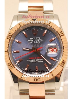 Rolex Datejust Turn O Graph Japanese Rose Gold Watch
