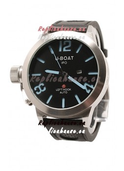 U-Boat Classico Japanese Replica Watch in Black Dial