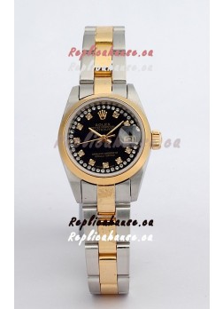 Rolex DateJust Two Tone Lady's Replica Watch
