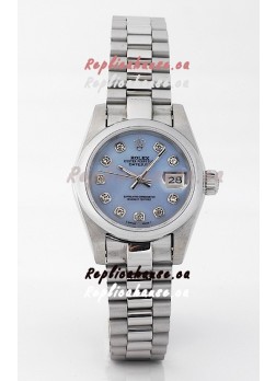 Rolex DateJust Silver-Lady's Replica Watch