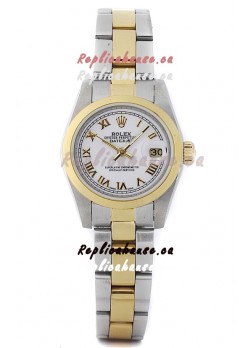 Rolex DateJust Two Tone Lady's Replica Watch