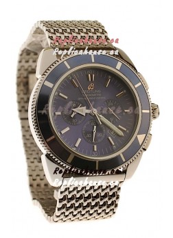 Breitling Chronometre Japanese Replica Watch in Blue Dial