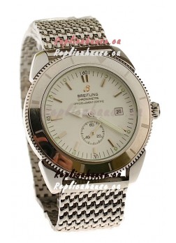 Breitling Chronometre Japanese Replica Automatic Watch in Steel Strap
