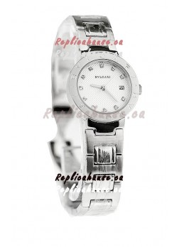 Bvlgari Quartz Japanese Watch in Diamond Markers