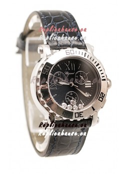 Chopard Happy Sport Ladies Swiss Watch in Black Dial