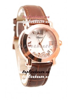 Chopard Happy Sport Swiss Ladies Watch in White Dial