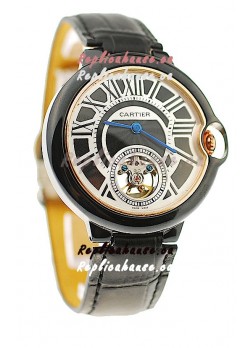 Ballon Bleu De Cartier flying Tourbillon Japanese Replica Watch 
