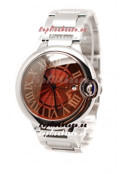 Ballon De Cartier Swiss Replica Watch in Brown Dial