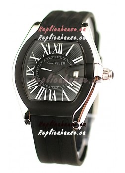 Cartier Roadster Japanese Replica Watch in Black