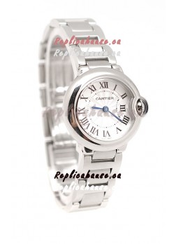 Cartier Ballon Swiss Ladies Wristwatch in Steel