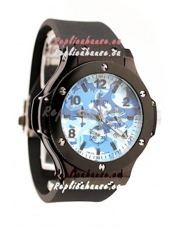 Hublot Big Bang Commando Blue Camouflage Japanese Watch
