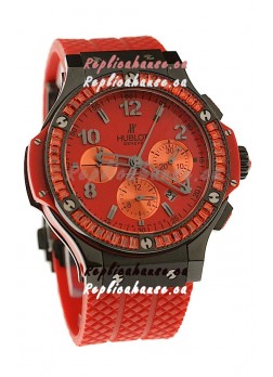 Hublot Big Bang Black Spinelle Red Tutti Fruitti Swiss Watch